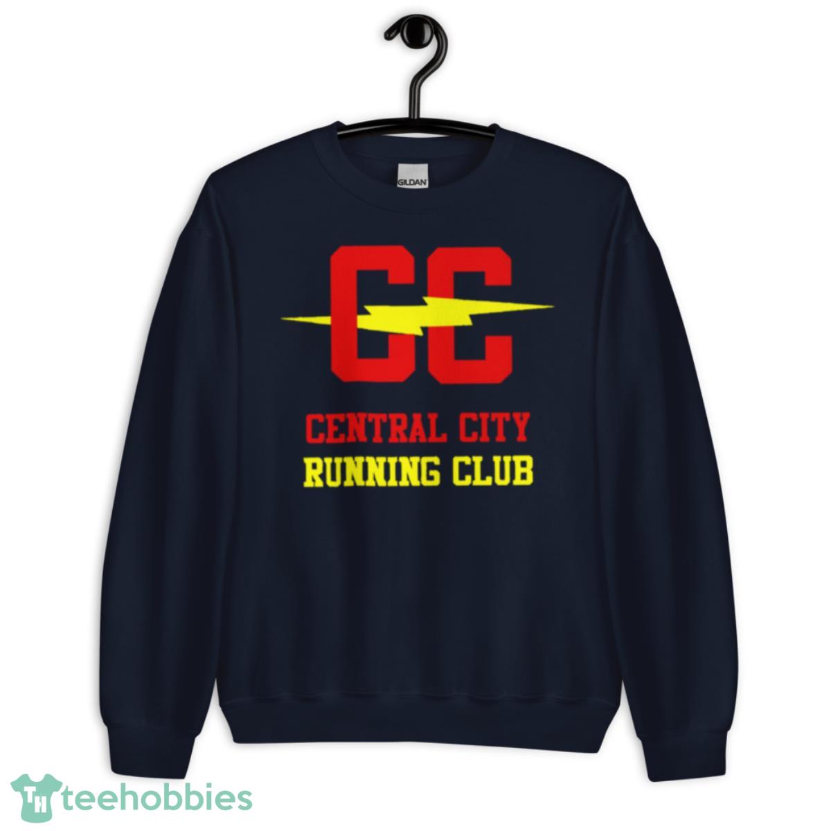 Central City Running Club The Flash Shirt - Unisex Crewneck Sweatshirt-1