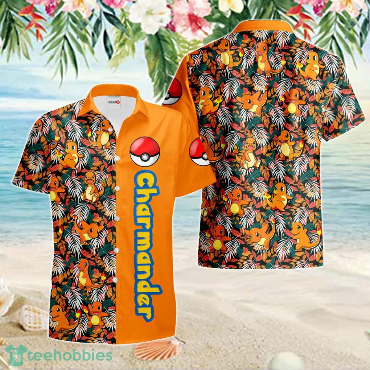 Charmander Hawaiian Shirt Anime Merch Clothes Special Gift For Men Women Fans Product Photo 1
