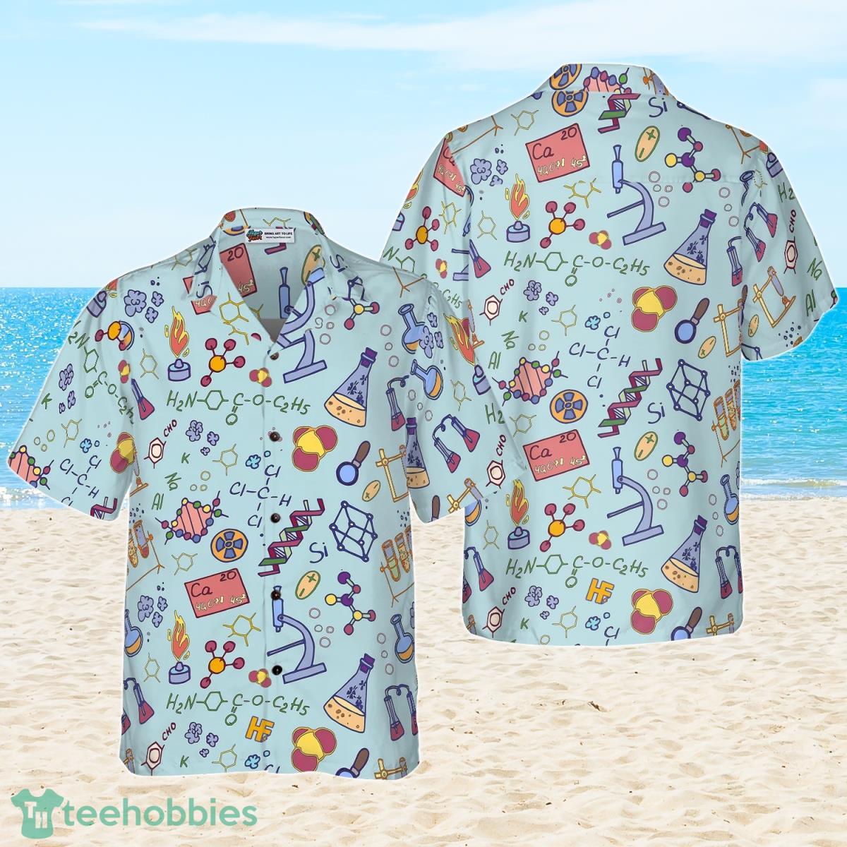 Chemistry Teacher Pattern Hawaiian Shirt For Men And Women Product Photo 1