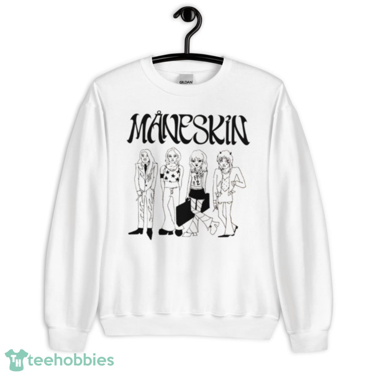 Chibi Maneskin Band shirt - Unisex Heavy Blend Crewneck Sweatshirt