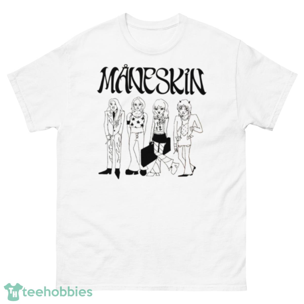 Chibi Maneskin Band shirt - 500 Men’s Classic Tee Gildan
