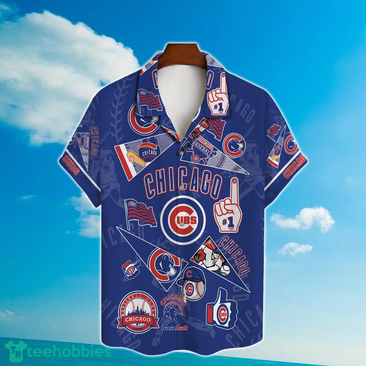 Chicago Cubs Major League Baseball 3D Print Hawaiian Shirt Product Photo 2