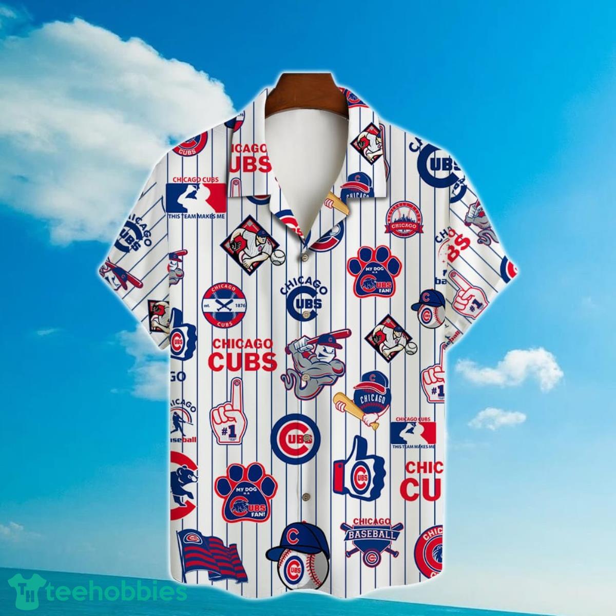 Chicago Cubs Major League Baseball 3D Print Hawaiian Shirt For Fans Product Photo 2