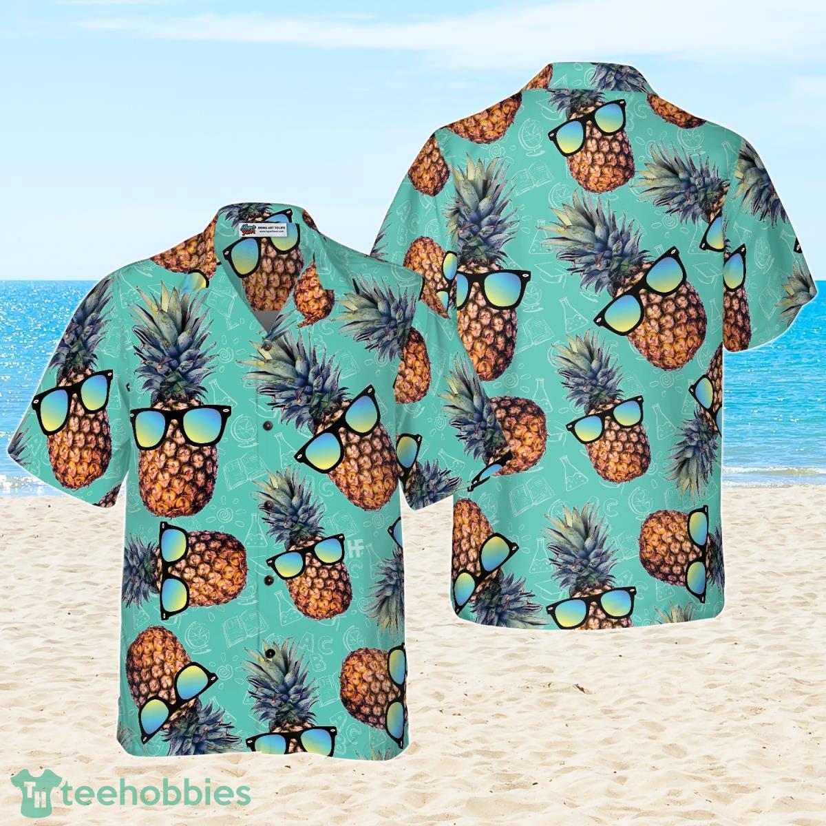 Chill Pineapple Teacher Hawaiian Shirt Teacher Shirt Aloha Shirt For Men And Women Product Photo 1
