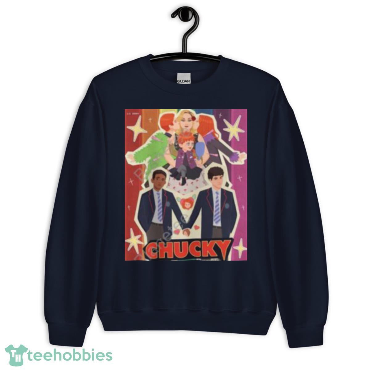 Chucky Pride Nbcu 2023 Shirt - Unisex Crewneck Sweatshirt-1