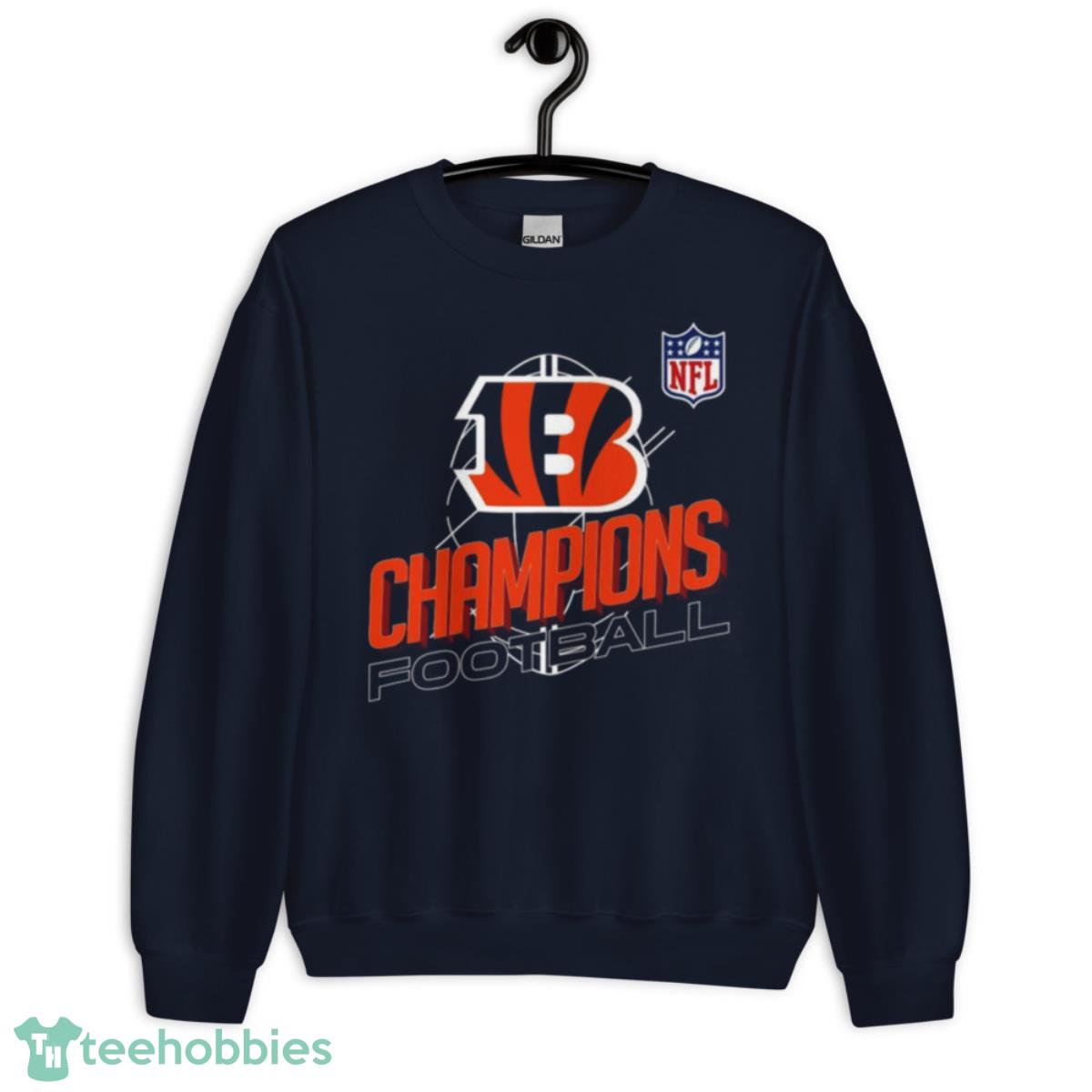 Cincinnati Bengalslogo Champions NFL Shirt - Unisex Crewneck Sweatshirt-1