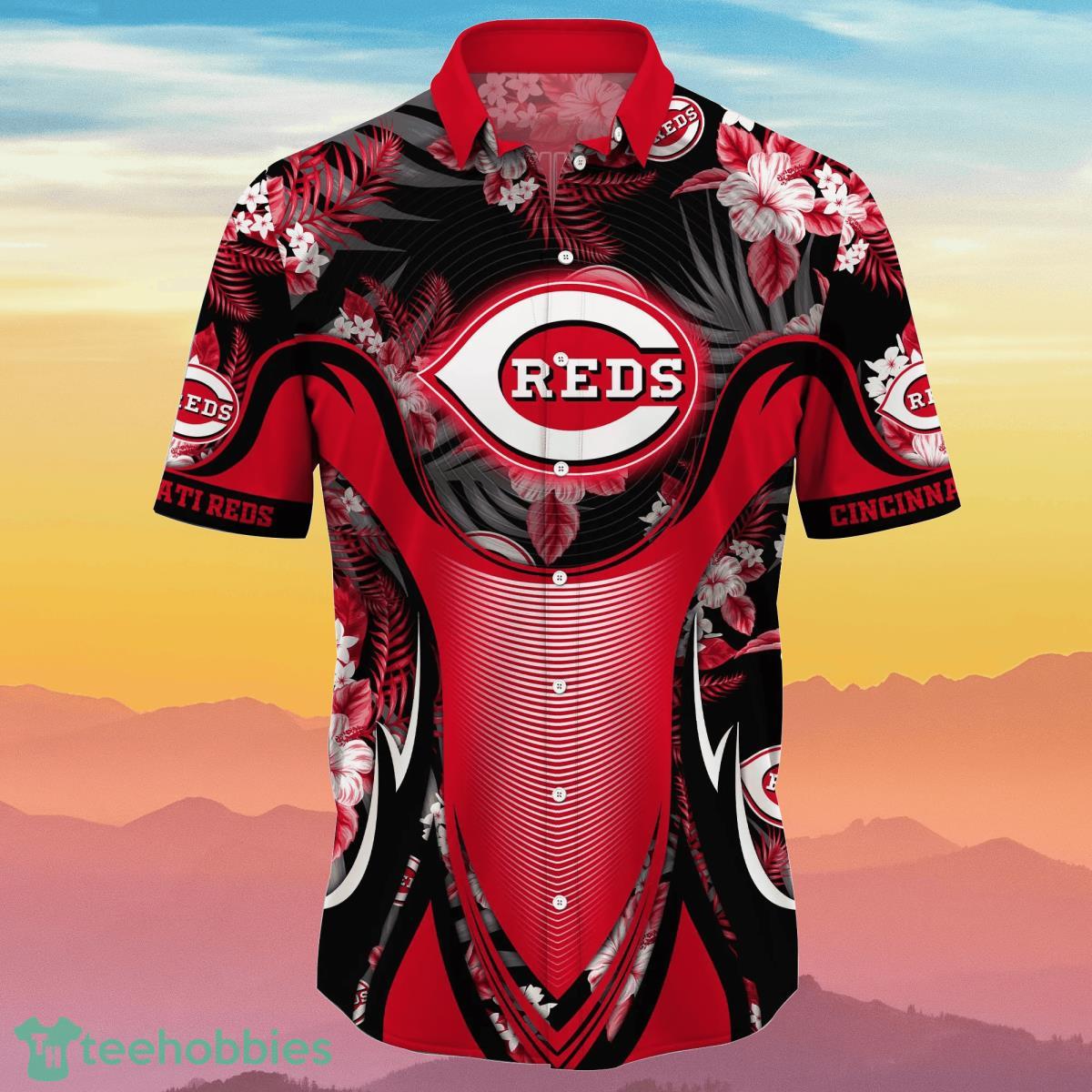 Cincinnati Reds Any Name Red Jersey Custom Name Hawaiian Shirt Best Gift  For Men And Women Fans