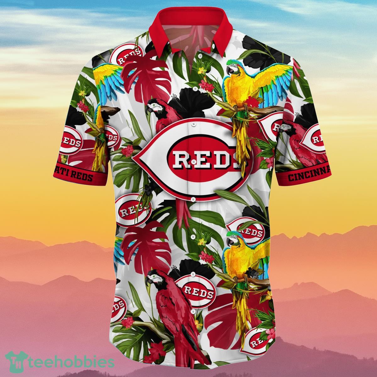 Cincinnati Reds Any Name Red Jersey Custom Name Hawaiian Shirt Best Gift  For Men And Women Fans