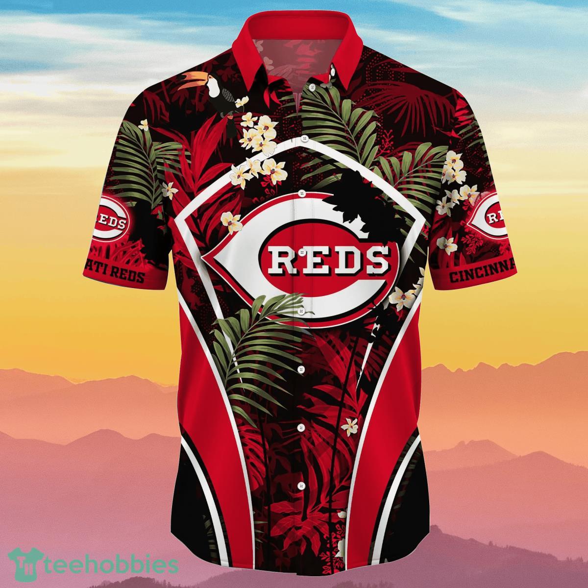 Personalized Name Cincinnati Reds MLB Flower Hawaii Shirt, New