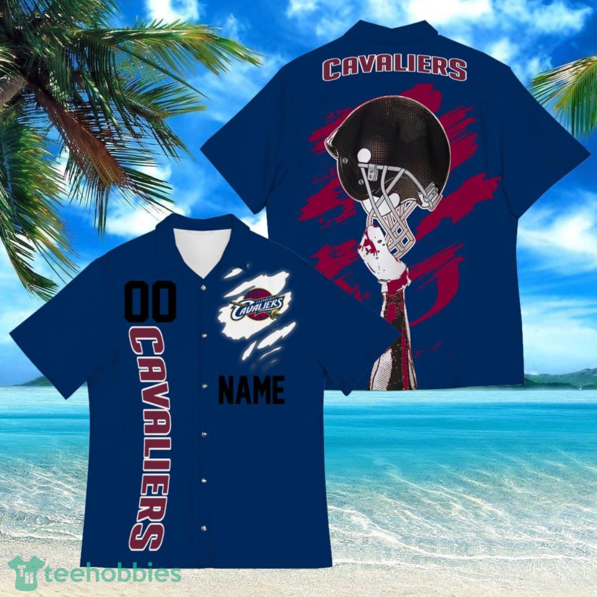 Cleveland Cavaliers Sports American Football Hawaiian Shirt Custom Name & Number Product Photo 1