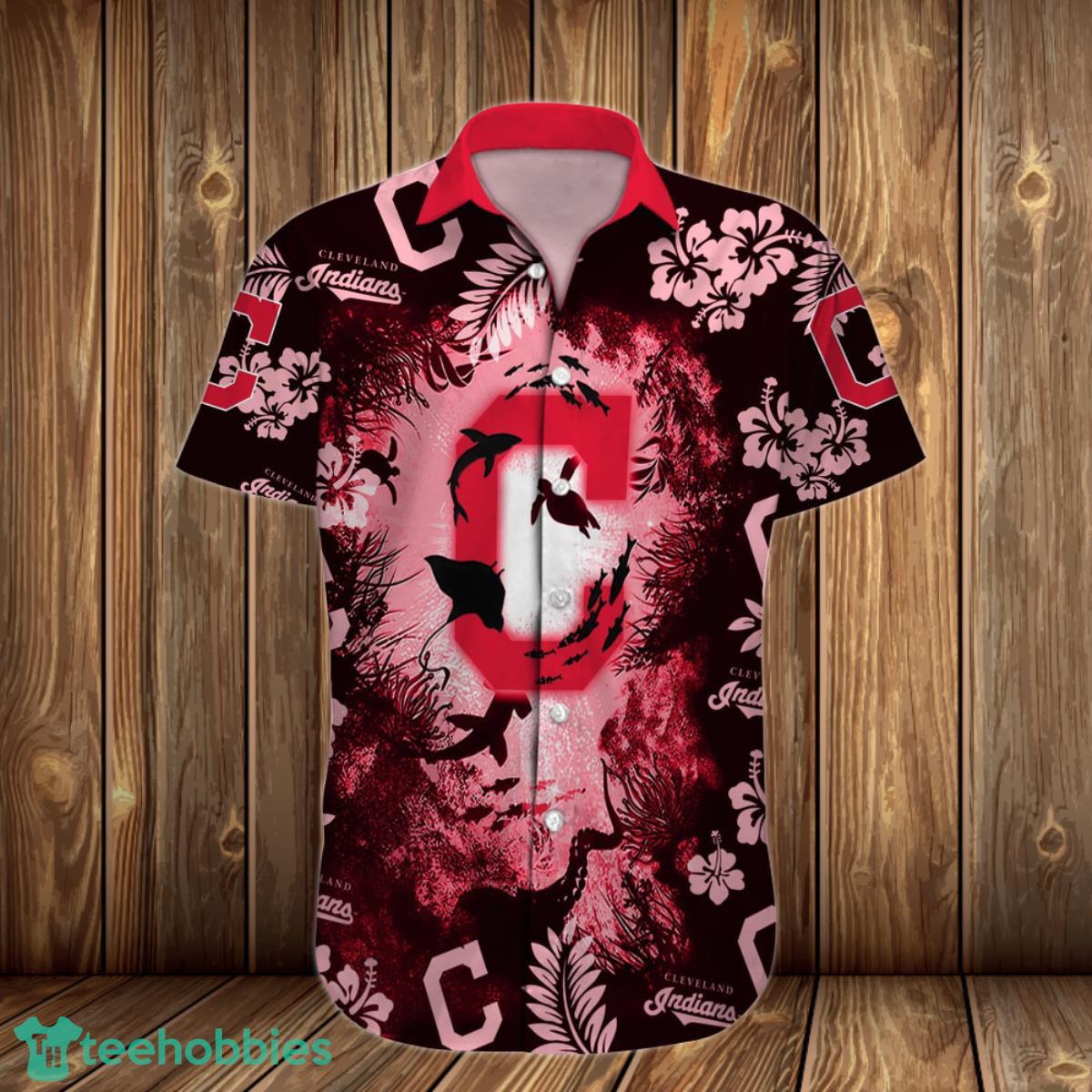 Cleveland Indians MLB Flower Hawaiian Shirt Unique Gift For Fans