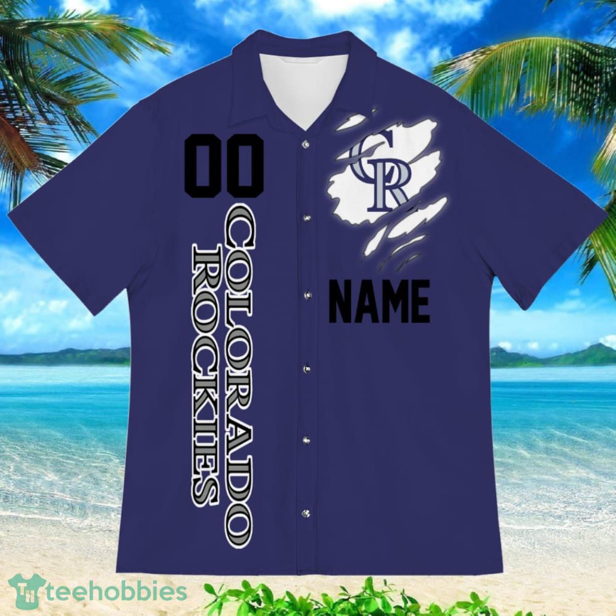 Colorado Rockies Logo MLB Hawaii Polo Shirt For Fans - Freedomdesign