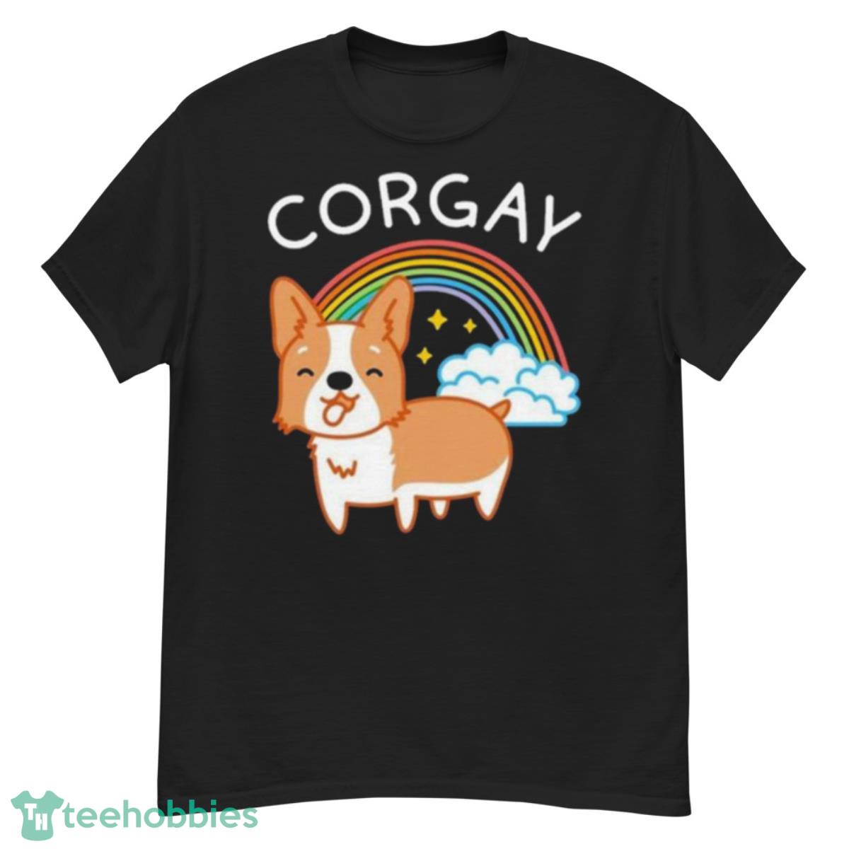 Corgay Rainbow Corgi Shirt - G500 Men’s Classic T-Shirt