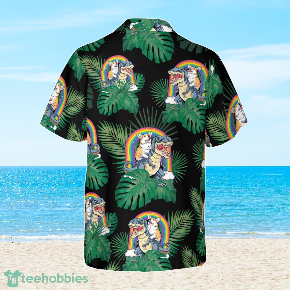 Corgi The Predator Hawaiian Shirt Gift For Men And Women Product Photo 2