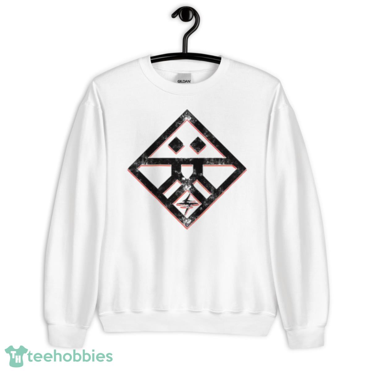 Corporate Logo Distressed Black Kiznaiver Anime shirt - Unisex Heavy Blend Crewneck Sweatshirt
