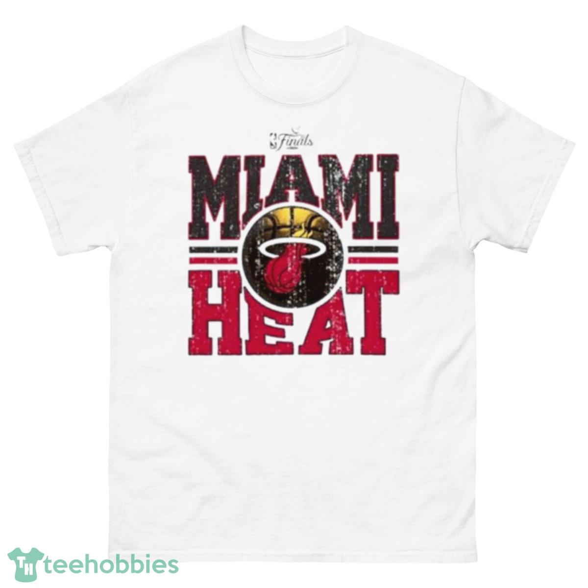 Cream Miami Heat 2023 NBA Finals Tri Blend Shirt - 500 Men’s Classic Tee Gildan