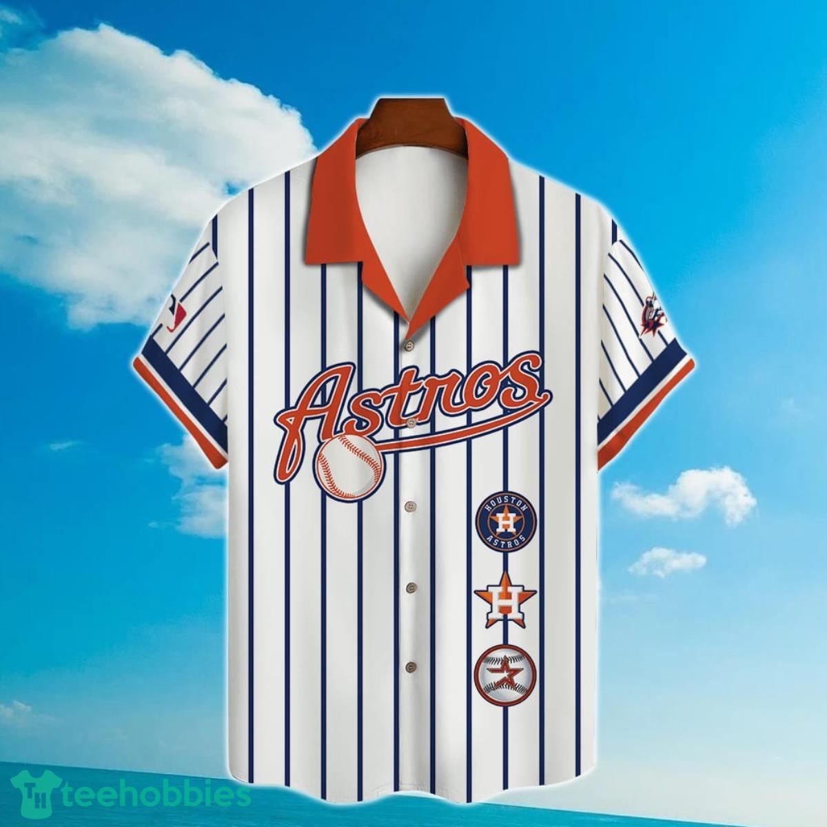 Custom Name And Number Houston Astros Baseball Cool Hawaiian Shirt Product Photo 2