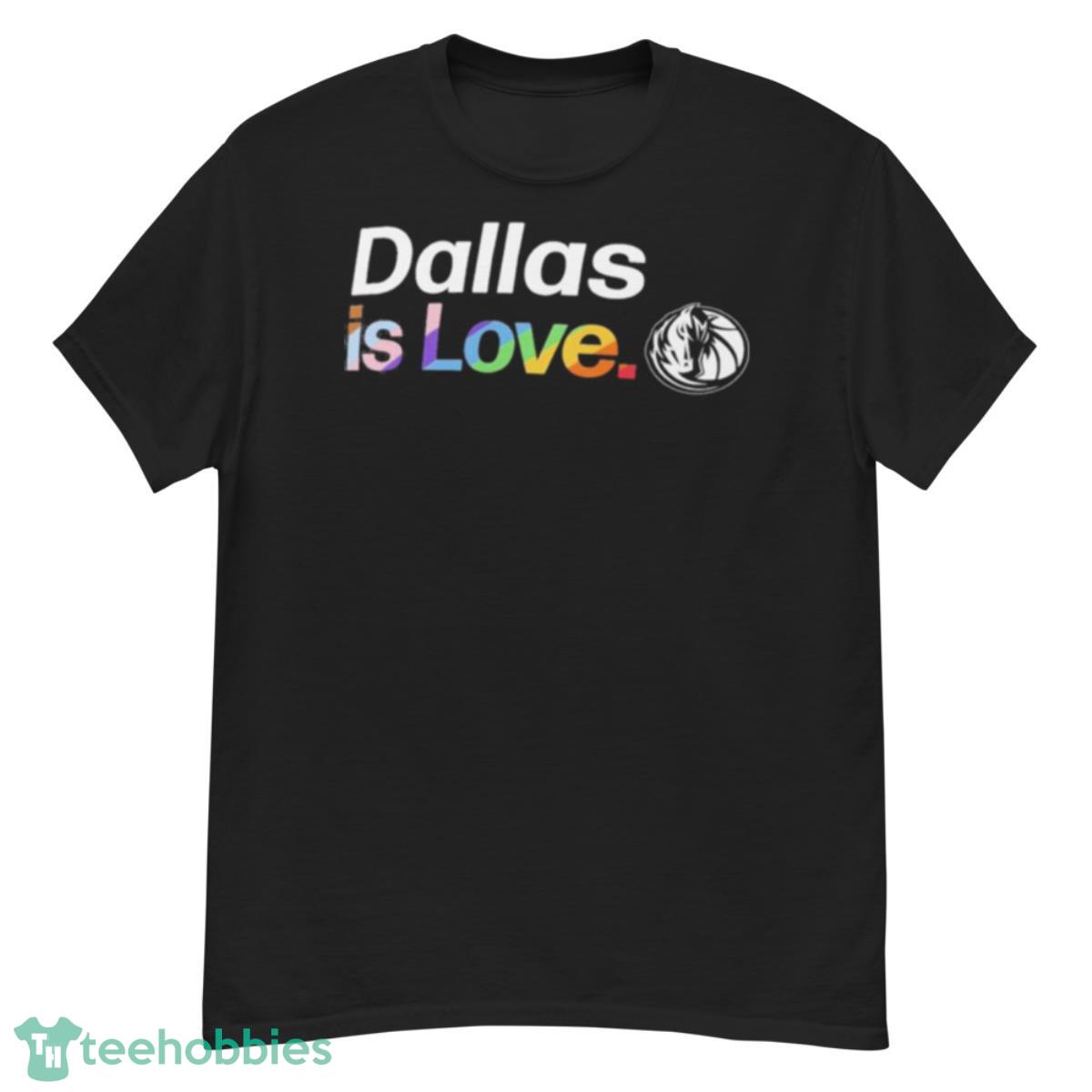 Dallas Mavericks Is Love City Pride Team Logo Shirt - G500 Men’s Classic T-Shirt