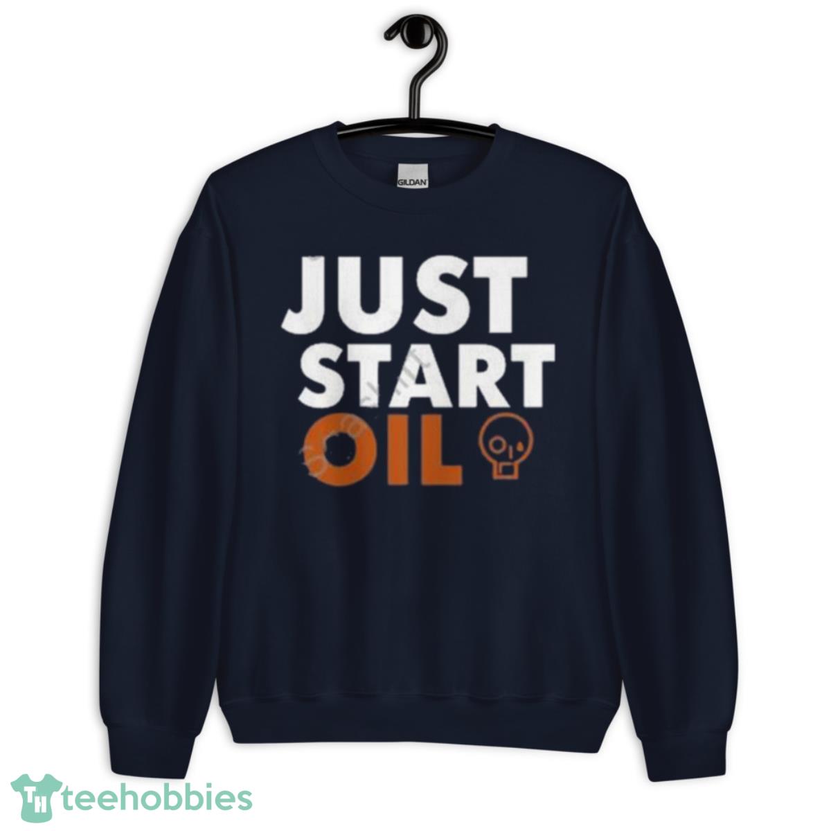 Darren Grimes Just Star Oil Shirt - Unisex Crewneck Sweatshirt-1
