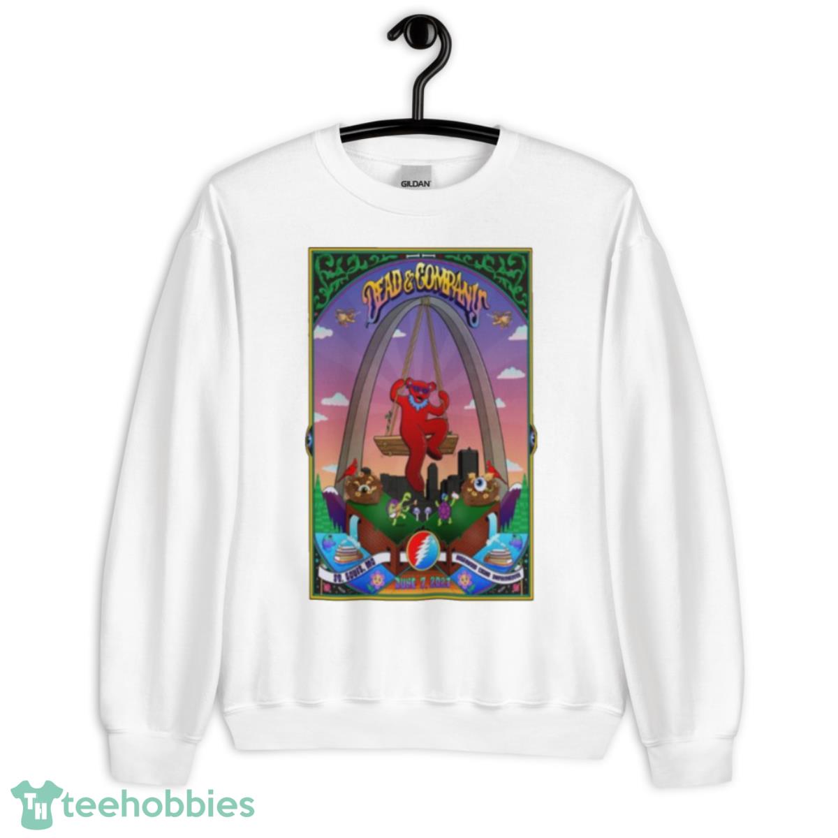 Dead & Company Poster Final Tour St. Louis MO Maryland Heights MO 2023 Shirt - Unisex Heavy Blend Crewneck Sweatshirt