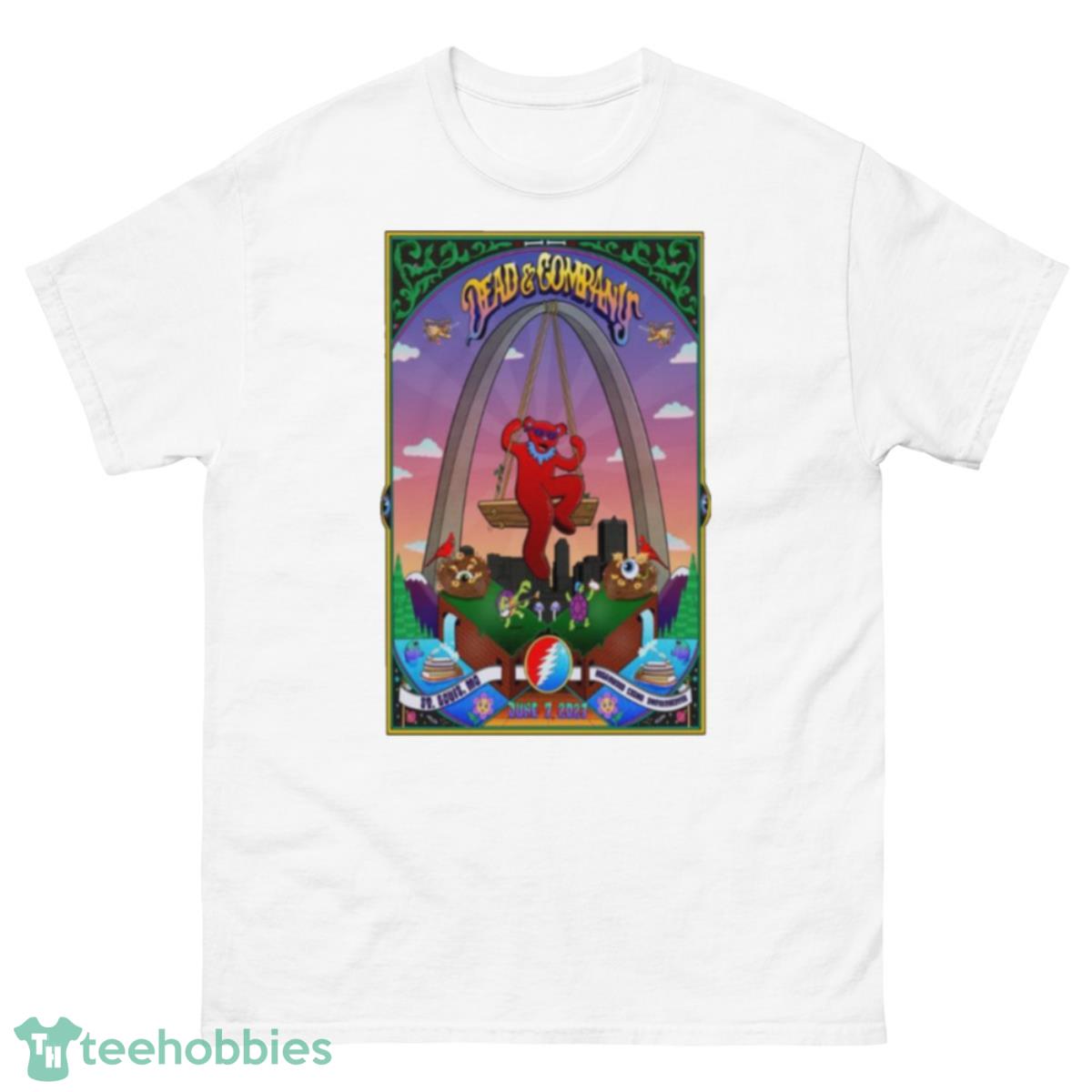 Dead & Company Poster Final Tour St. Louis MO Maryland Heights MO 2023 Shirt - 500 Men’s Classic Tee Gildan