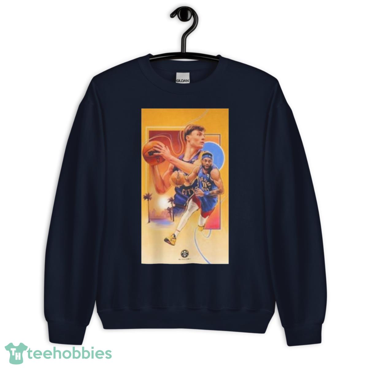 Denver Nuggets Bruce & Christian Shirt - Unisex Crewneck Sweatshirt-1