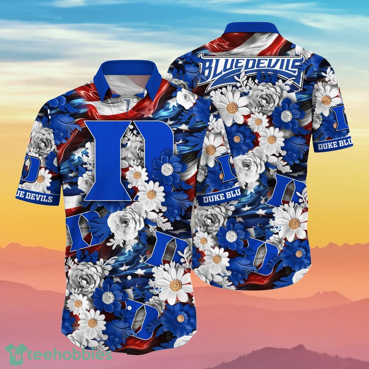 Duke Blue Devils NCAA2 Hawaiian Shirt 4th Of July Independence Day Special Gift For Men And Women Fans - Duke Blue Devils NCAA2 Hawaii Shirt Independence Day, Summer Shirts NA49922_1