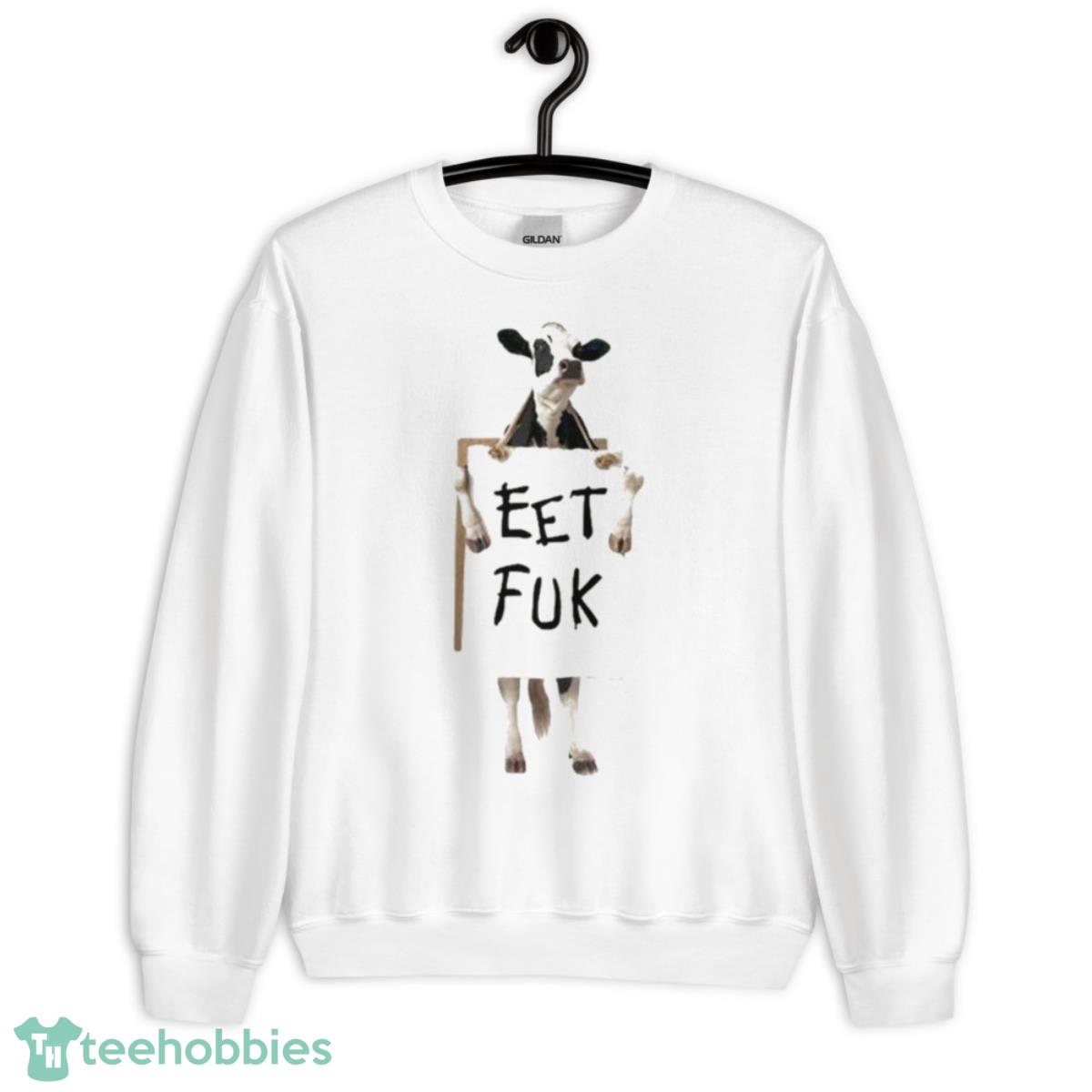 Eet Fuk Chick Fil A Shirt - Unisex Heavy Blend Crewneck Sweatshirt