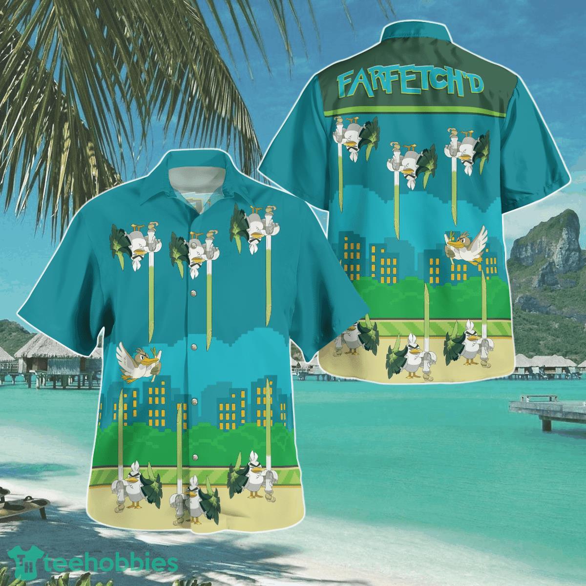 Flappy Farfetchd Pokmon Memes Hawaii Shirt Aloha Shirt For Men Women Product Photo 1