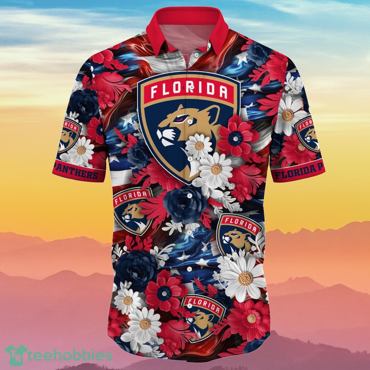 Florida Panthers NHL Hawaiian Shirt 4th Of July Independence Day Special Gift For Men And Women Fans - Florida Panthers NHL Hawaii Shirt Independence Day, Summer Shirts NA49922_3