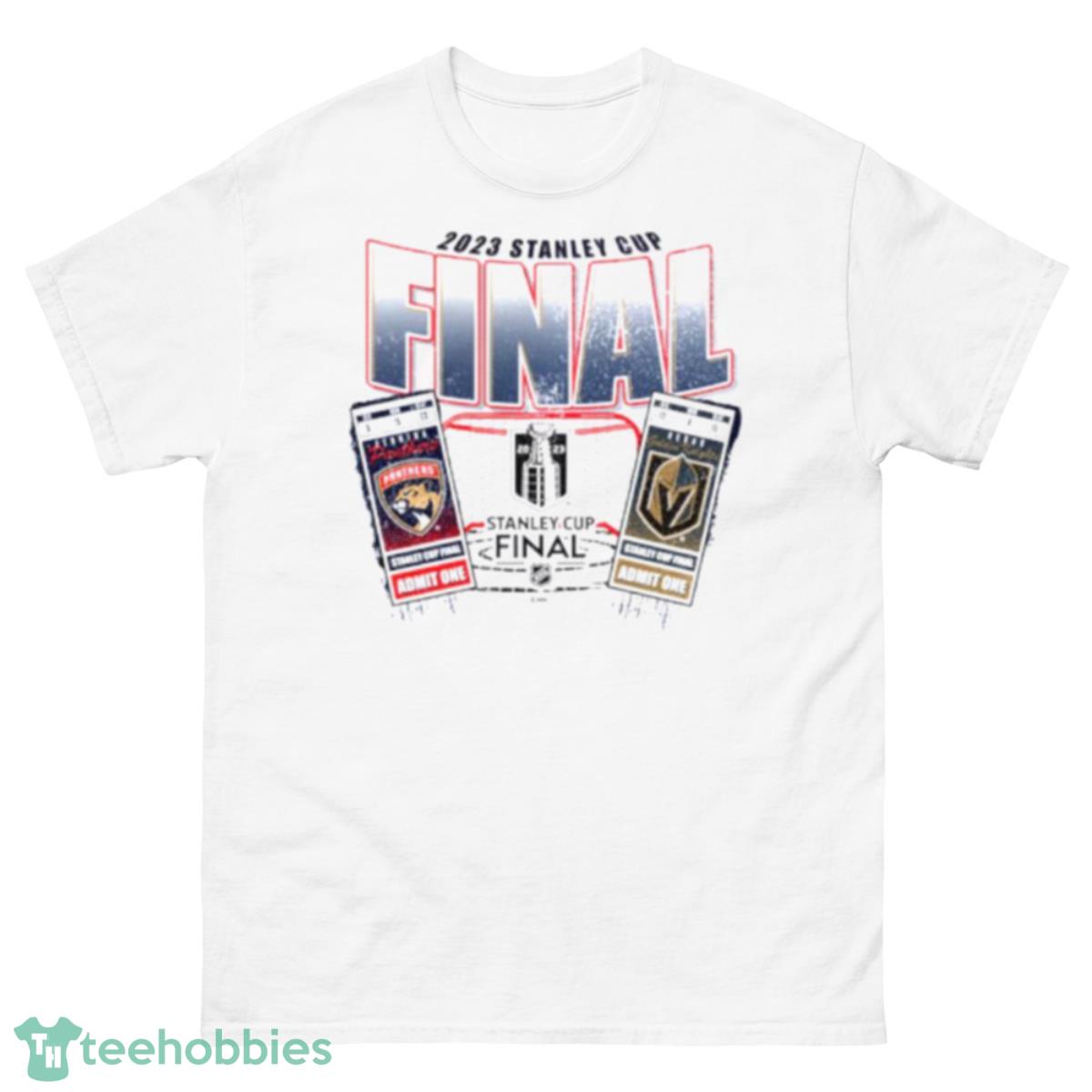 Florida Panthers vs. Vegas Golden Knights 2023 Stanley Cup Final Matchup Big Ticket shirt - 500 Men’s Classic Tee Gildan