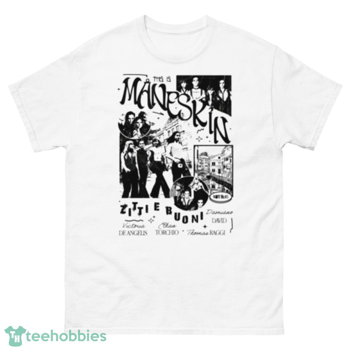 Flyer Style Maneskin shirt - 500 Men’s Classic Tee Gildan
