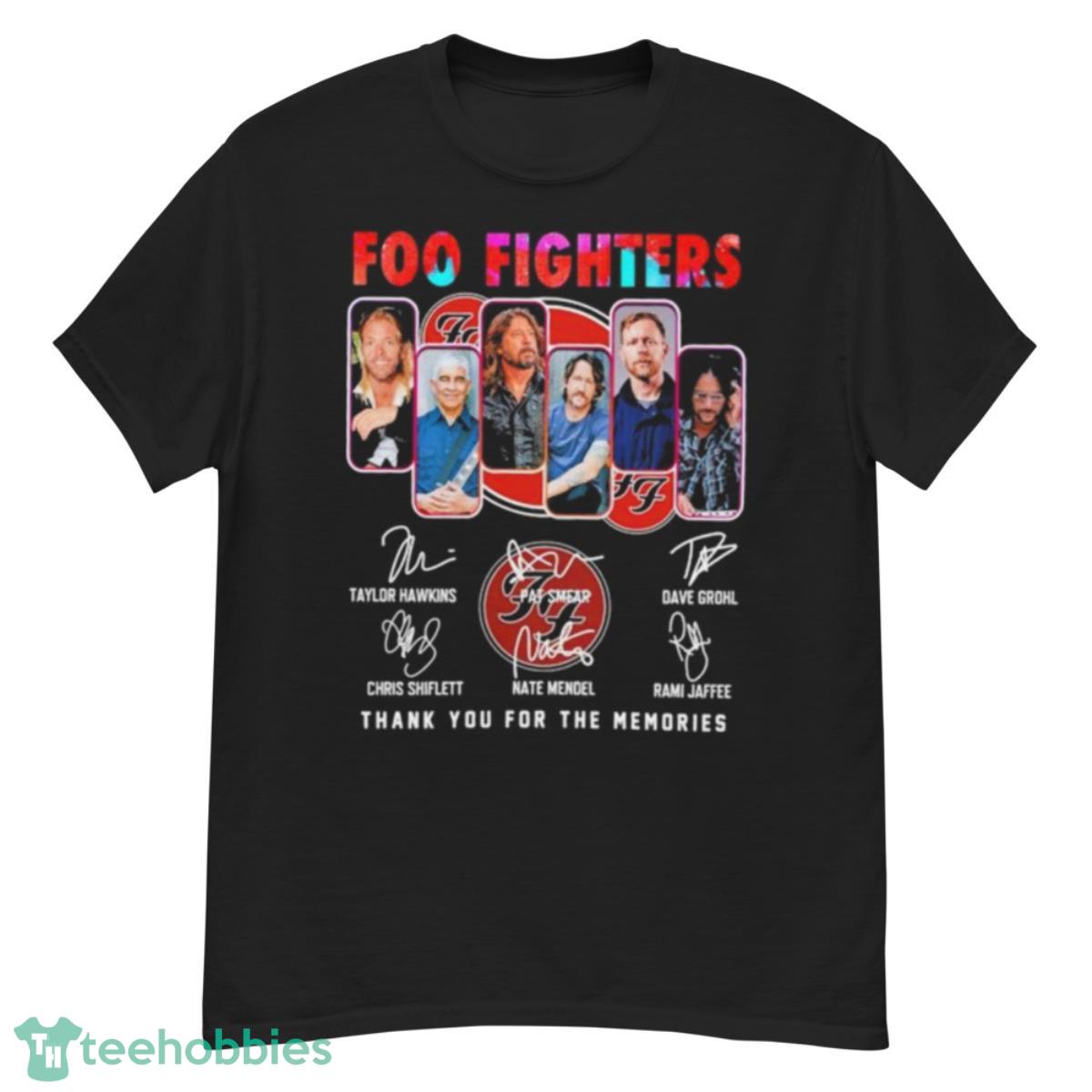 Foo Fighters 2023 Thank You For The Memories Signatures Shirt - G500 Men’s Classic T-Shirt