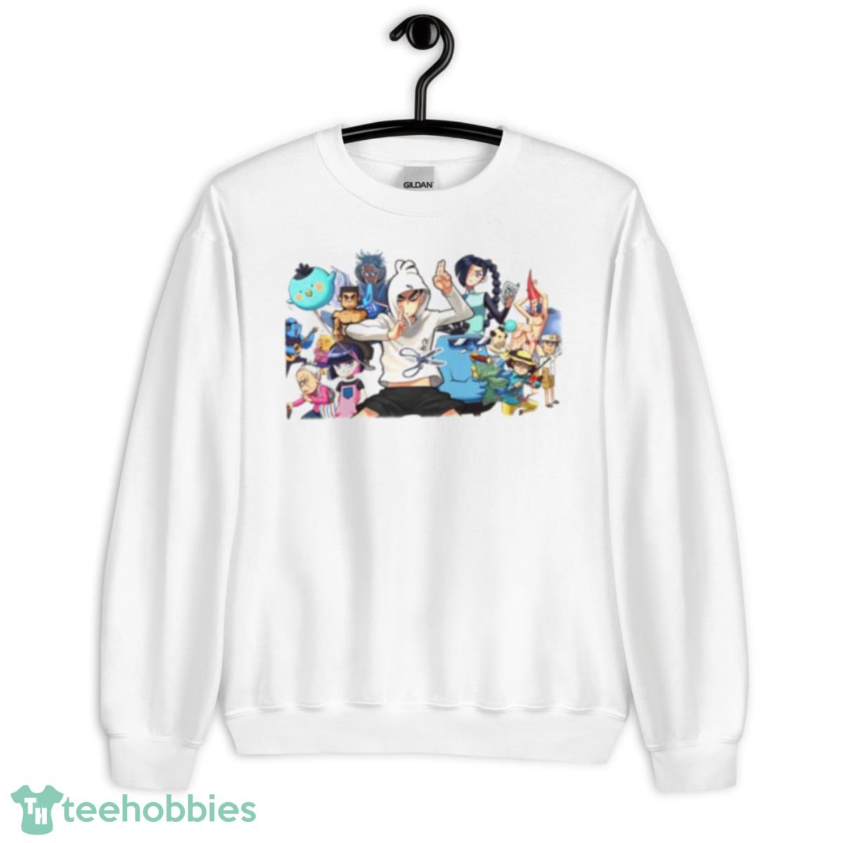 Funny Cartoon Scissor Seven Anime shirt - Unisex Heavy Blend Crewneck Sweatshirt