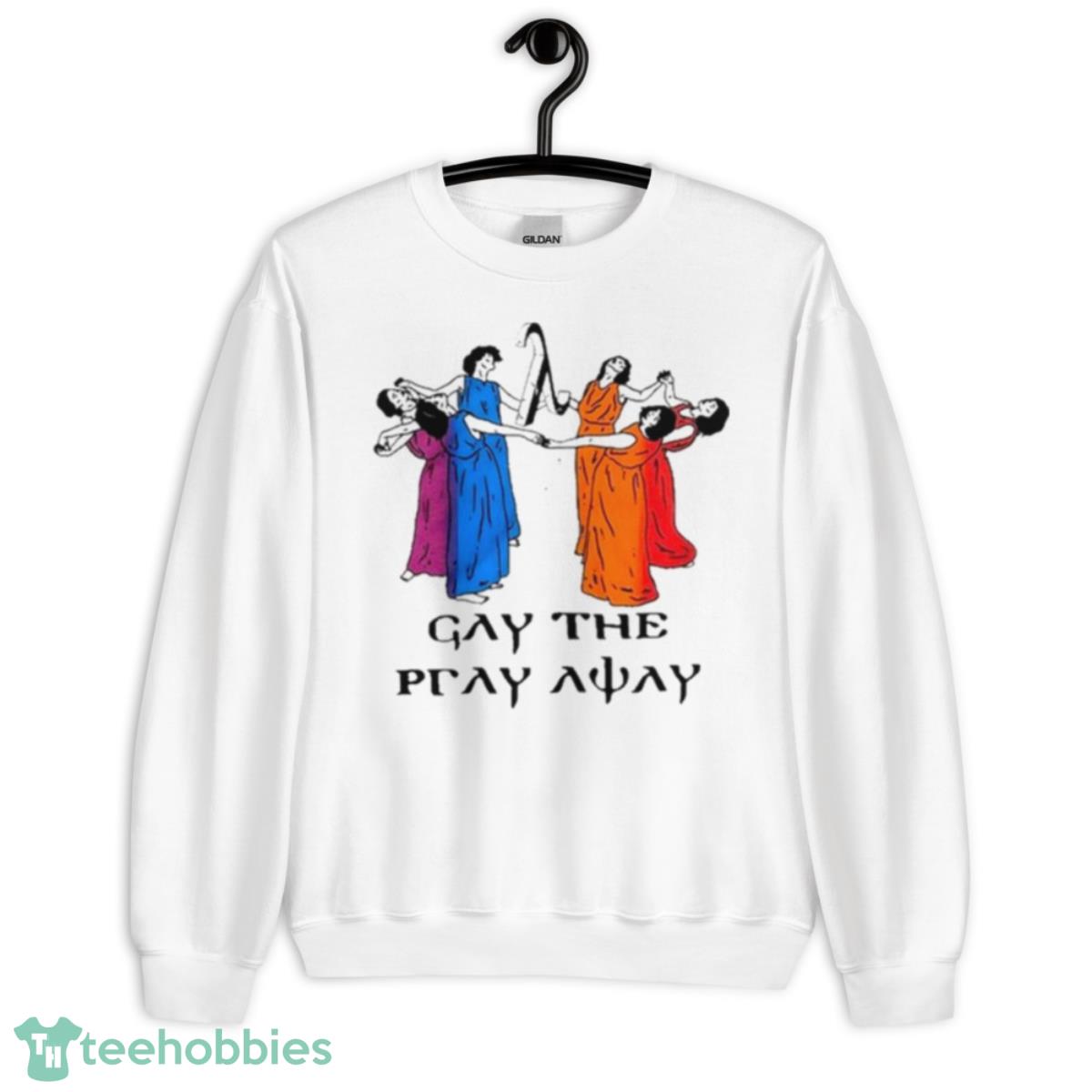Gay The Pray Away Skeeveco Shirt - Unisex Heavy Blend Crewneck Sweatshirt