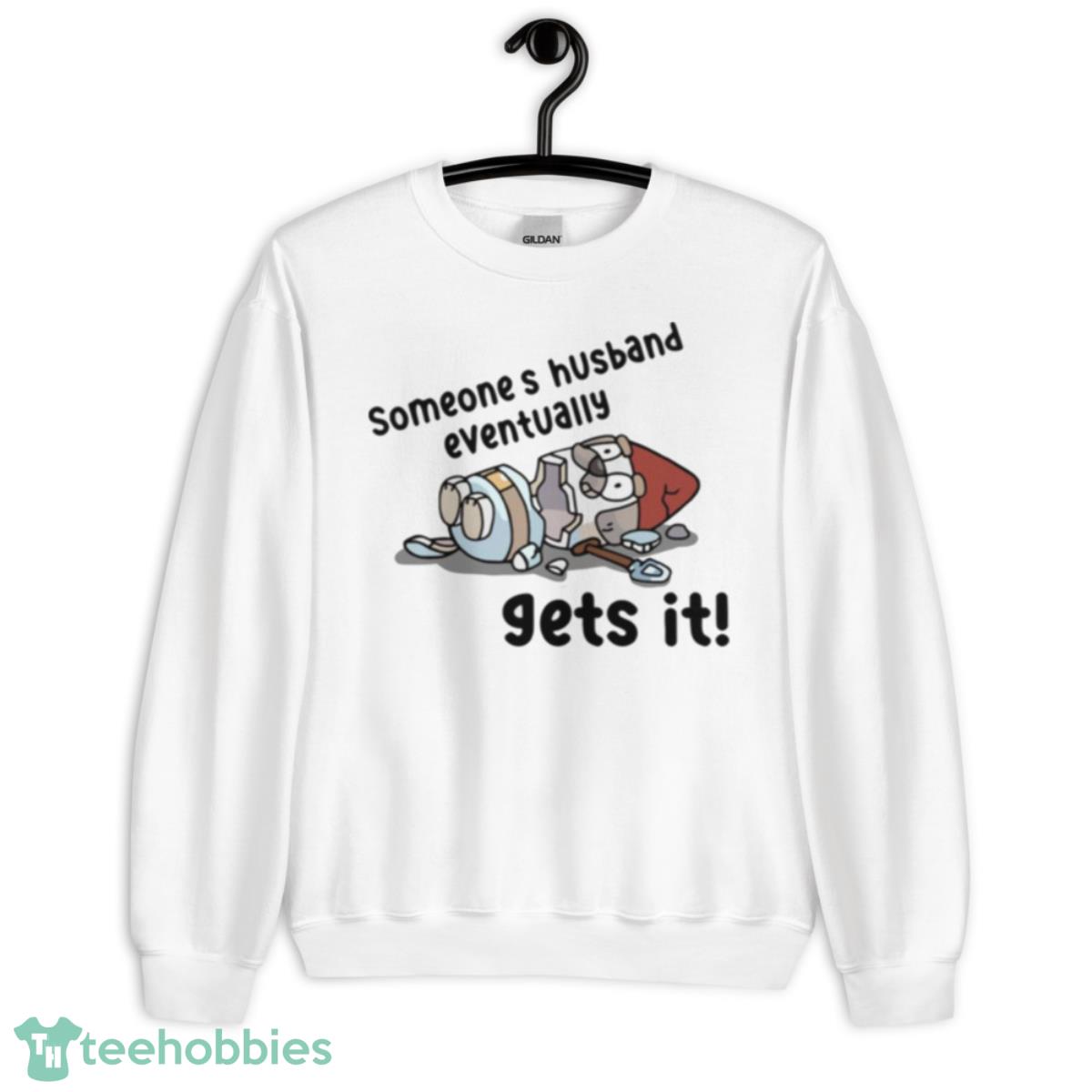 Gets It Funny Bluey shirt - Unisex Heavy Blend Crewneck Sweatshirt