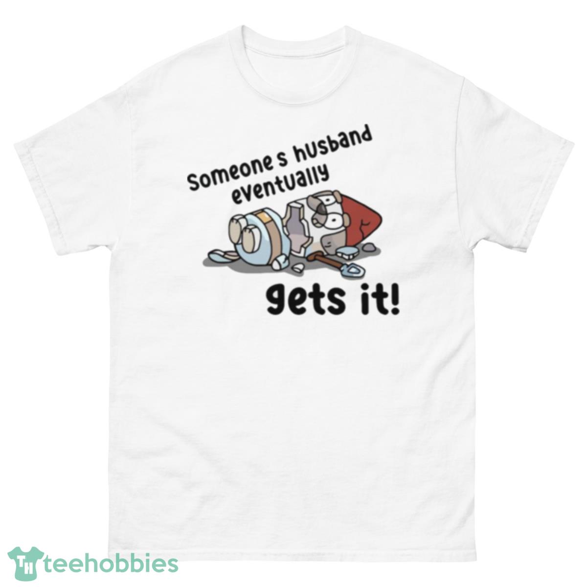 Gets It Funny Bluey shirt - 500 Men’s Classic Tee Gildan