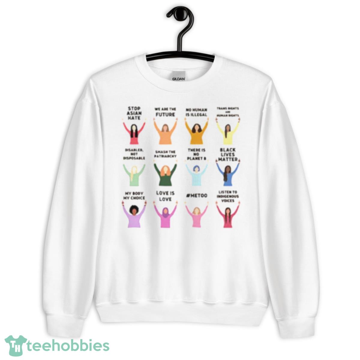 Global protesting women shirt - Unisex Heavy Blend Crewneck Sweatshirt