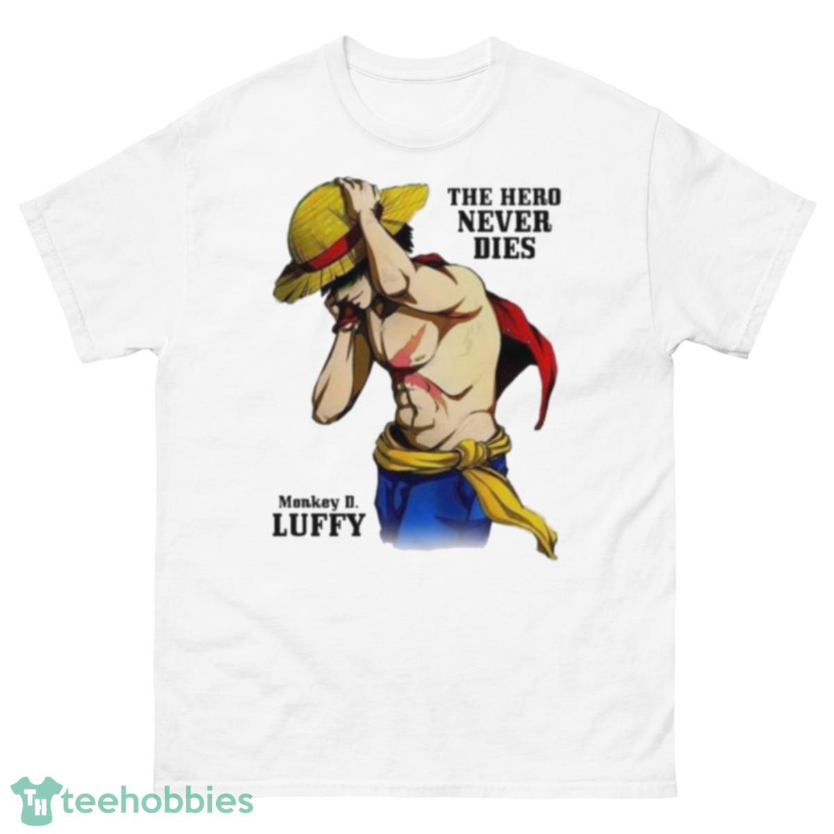 Goku the hero never dies monkey luffy shirt - 500 Men’s Classic Tee Gildan