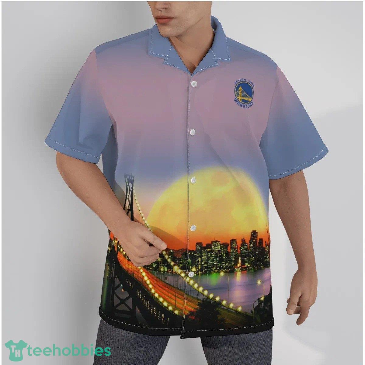 Golden State Warriors NBA 2023 City Art 3D Hawaiian Shirt Product Photo 1