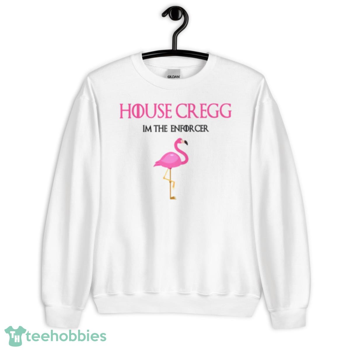House Cregg Pink Flamingo Cj Cregg Shirt - Unisex Heavy Blend Crewneck Sweatshirt