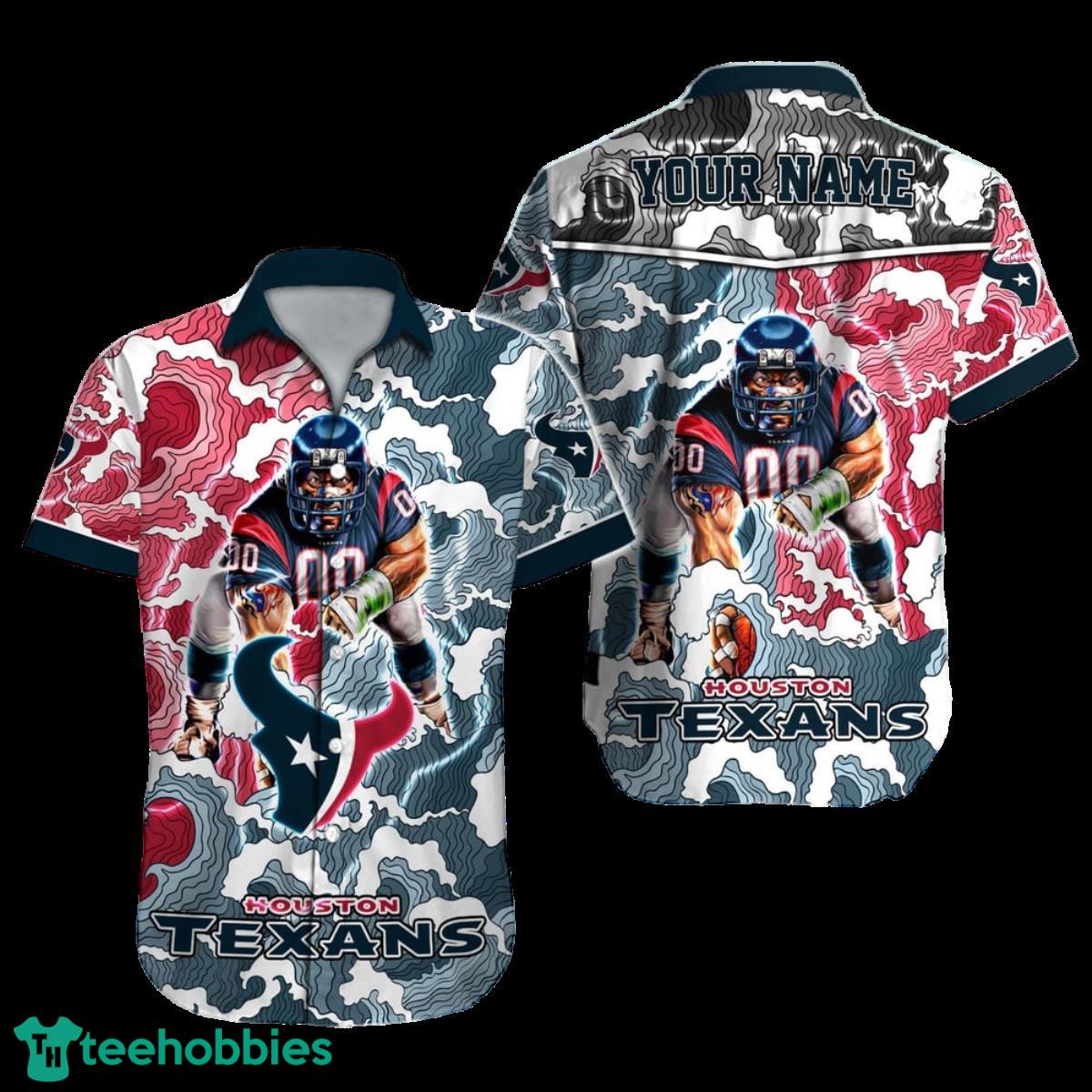 Houston Texans NFL Football Custom Name Hawaiian Shirt For Men And Women  Gift For Best Fans