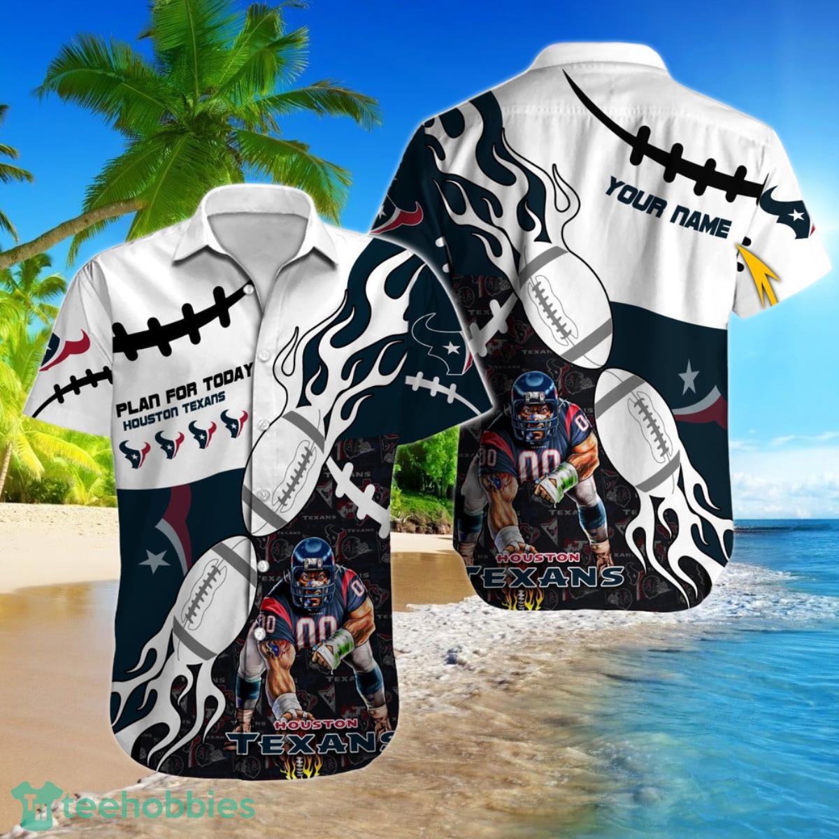 Houston Texans NFL Football Custom Name Hawaiian Shirt For Men Women Special Gift For Real Fans Product Photo 1