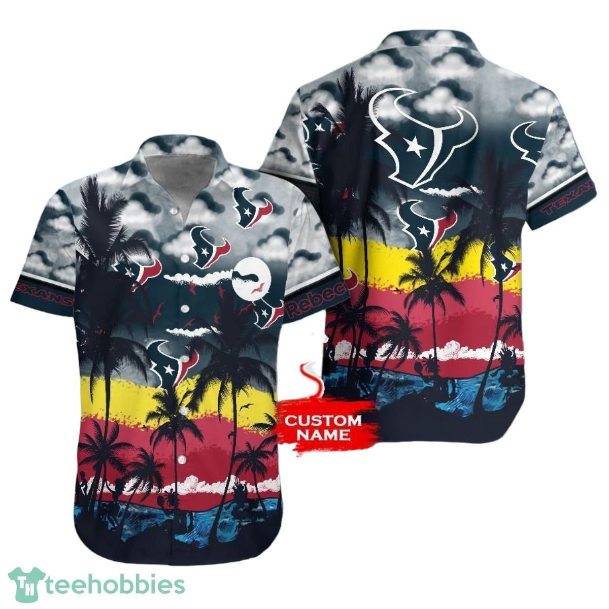 Houston Texans Nfl Gift For Fan Personalized Hawaiian Shirt For Men Women Product Photo 1