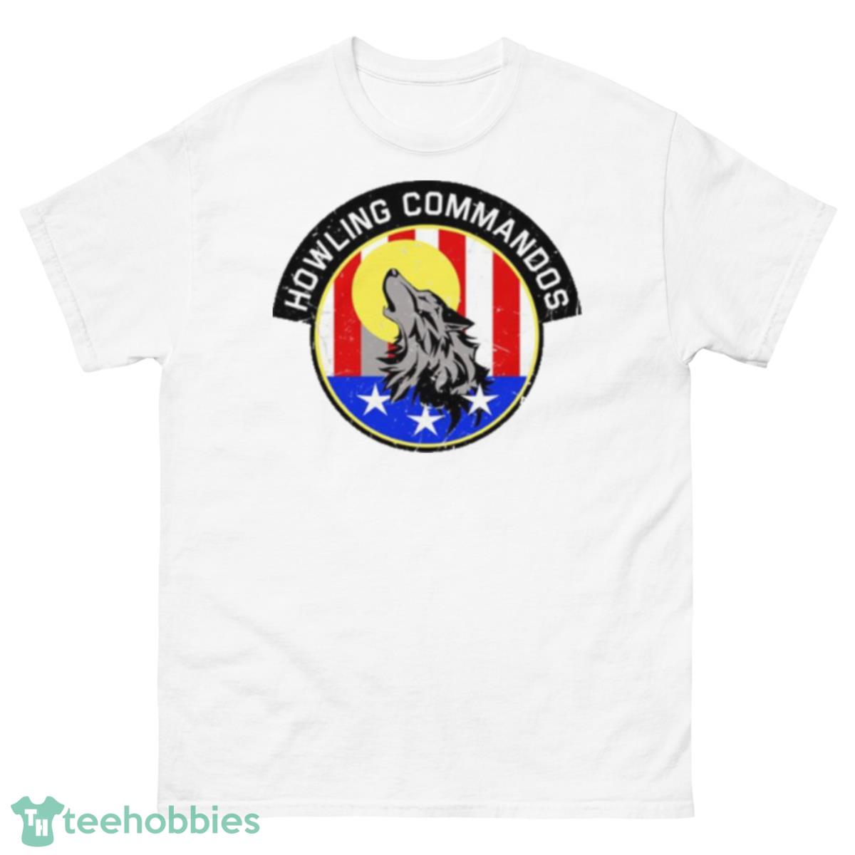 Howling Commandos Patch Shirt - 500 Men’s Classic Tee Gildan