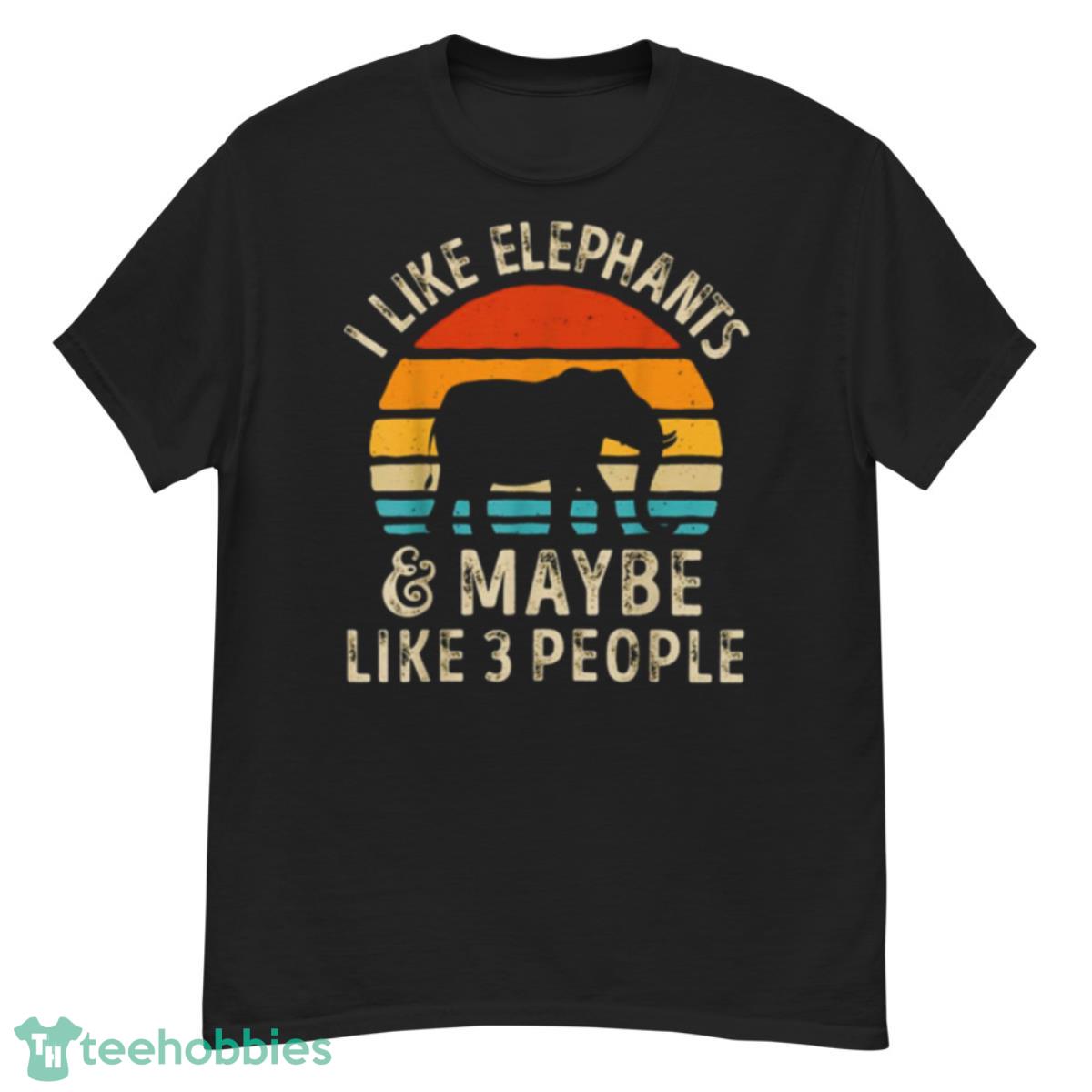 I Like Elephants And Maybe Like 3 People Vintage 2023 Shirt - G500 Men’s Classic T-Shirt