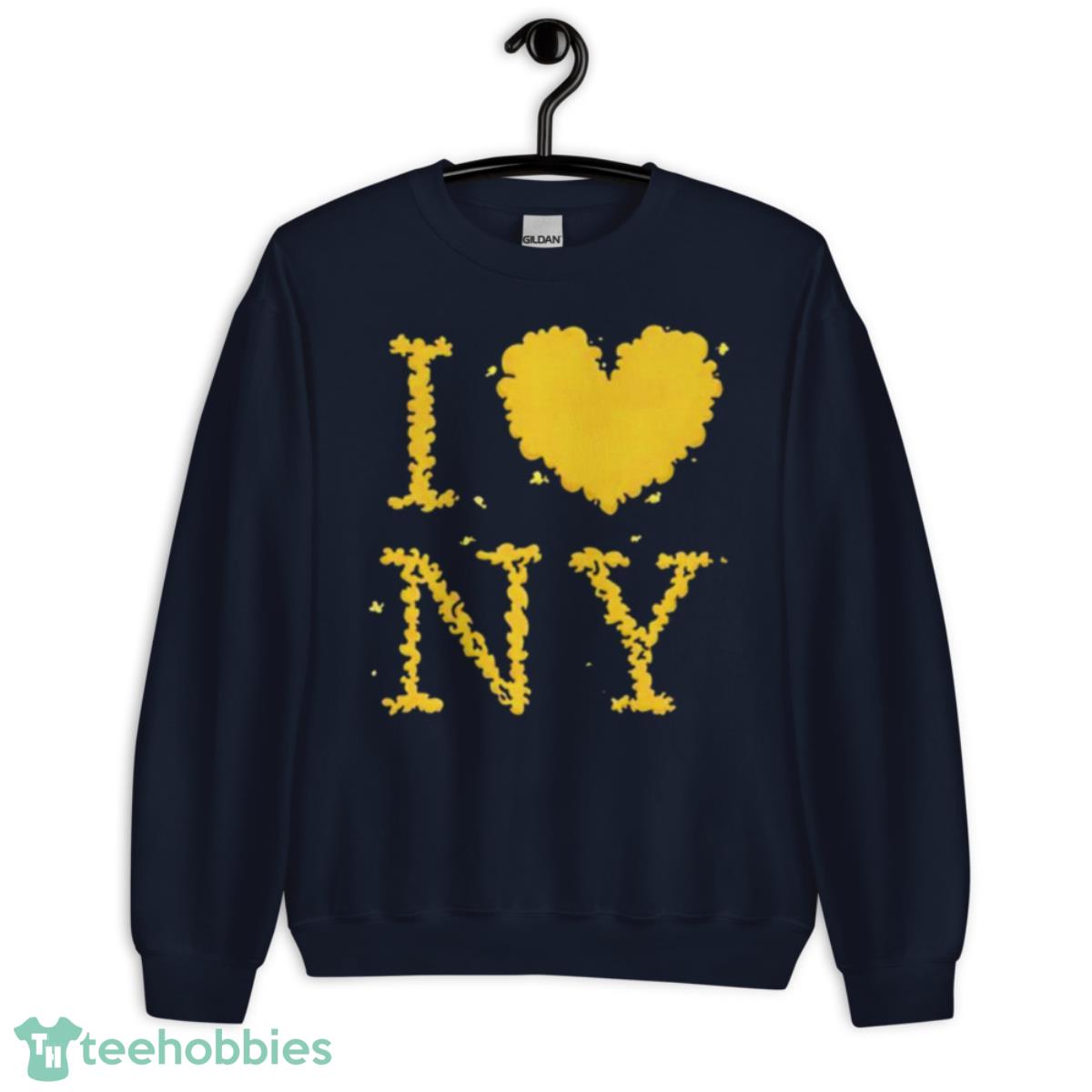 I Love New York Smoke Shirt - Unisex Crewneck Sweatshirt-1