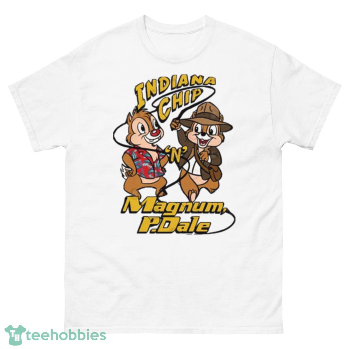Indiana Chip ‘n’ Magnum Pdale Design Shirt - 500 Men’s Classic Tee Gildan