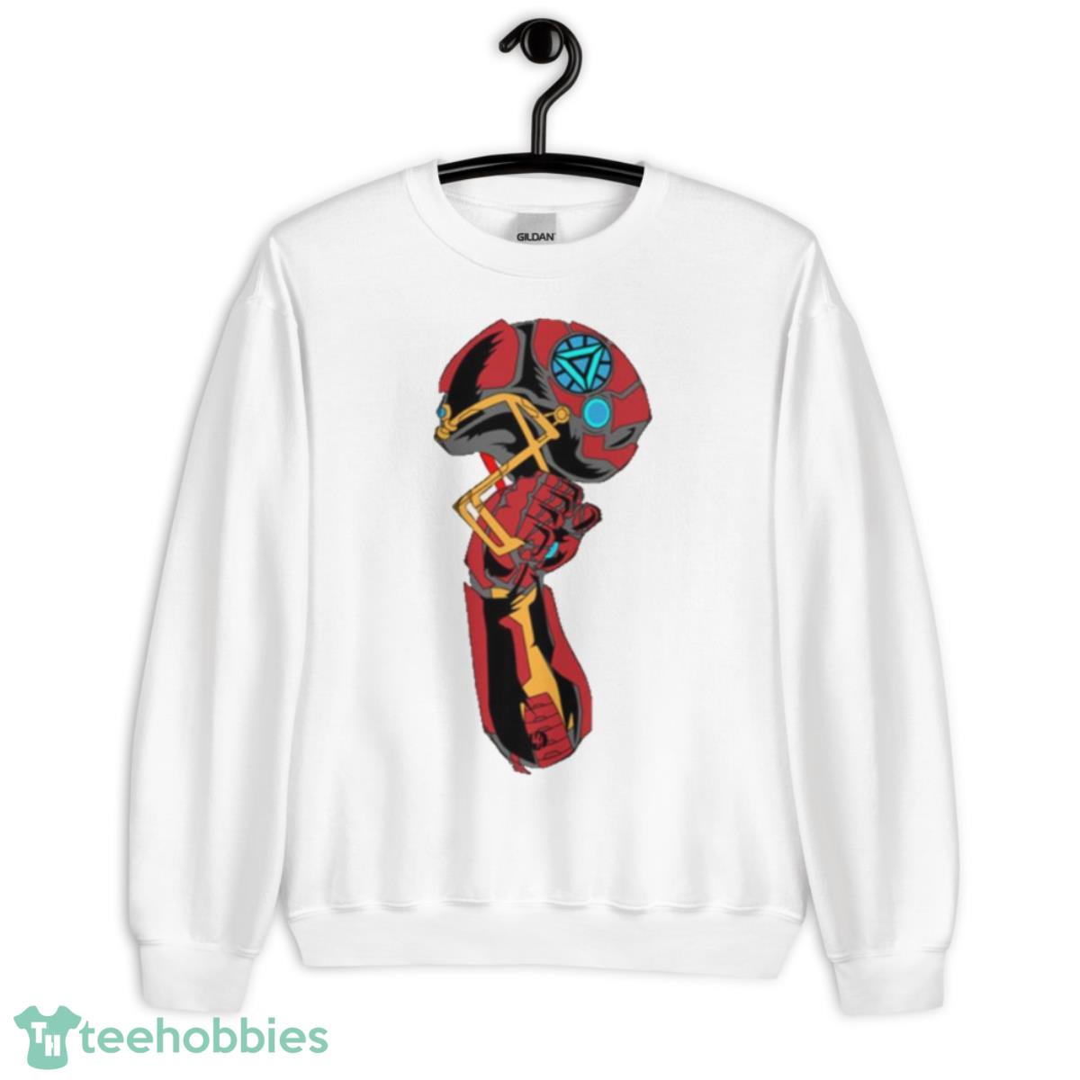 Iron Helm Marvel Comic Ironman Shirt - Unisex Heavy Blend Crewneck Sweatshirt