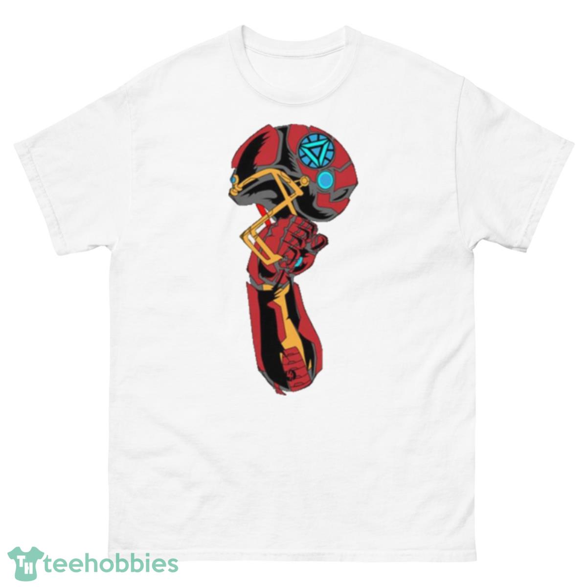 Iron Helm Marvel Comic Ironman Shirt - 500 Men’s Classic Tee Gildan